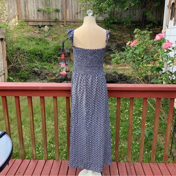 Lulu’s Catch the Sun Navy Blue Off Shoulder Maxi Dress - Picture 8 of 14